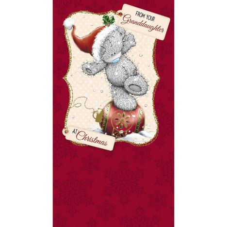 From Your Granddaughter Me to You Bear Christmas Card £2.19